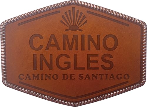 Aufnäher/Aufbügler Camino Ingles aus Kunstleder von Jakobsweg [Bewahrer]