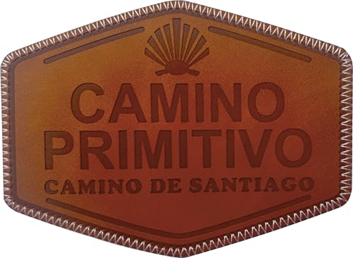 Aufnäher/Aufbügler Camino Primitivo aus Kunstleder von Jakobsweg [Bewahrer]