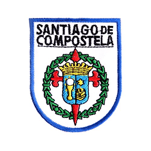 Aufnäher/Aufbügler Wappen Santiago de Compostela von Jakobsweg [Bewahrer]