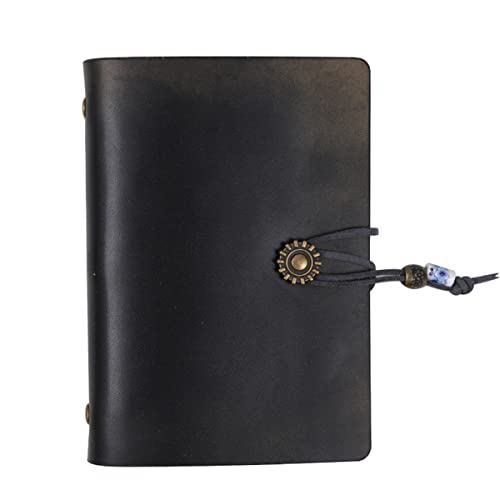 Jalach Mini Notizbuch für unterwegs, klein Reisetagebuch aus Leder, A7 Ringbuch nachfüllbar Blankoblätter mit Lineal Binder Tasche Jalach Mini Notizbuch für unterwegs, klein Reisetagebuch aus Leder, A7 Ringbuch nachfüllbar Blankoblätter mit Lineal Binder Tasche von Jalach