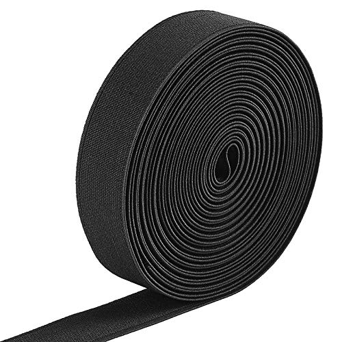 Jalan 6 Meter Gummiband Schwarz Breit 25 mm, Nähen Elastisches Band für Nähen Haushalt DIY Handwerk Jalan 6 Meter Gummiband Schwarz Breit 25 mm, Nähen Elastisches Band für Nähen Haushalt DIY Handwerk von Jalan