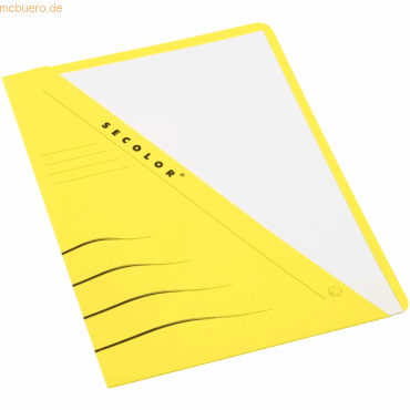 100 x Jalema Sichtmappe Secolor A4 gelb VE=10 Stück von Jalema
