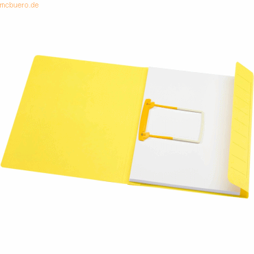 50 x Jalema Kartonhefter Secolor Clipmappe A4 gelb von Jalema