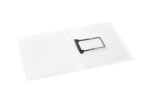 Avanti Clipmappe A4, Jalema 1401030, Kunststoffmappe mit JalemaClip-Heftmechanik, 15er Packung, weiß-transparent von Jalema