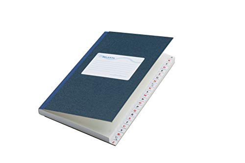Jalema 2182204600 Notizbuch mit Alphabetischem Register 165 x 105 mm, 5er Packung von Jalema