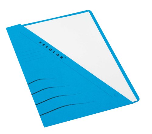 Jalema 3153302 Secolor Sichtmappe A4, Karton, C2C, für die Loseblatt-Ablage, 10er Packung, blau von Jalema