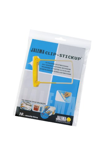Jalema 5715600 Clip Stickup selbstklebend, 10er Packung, gelb von Jalema