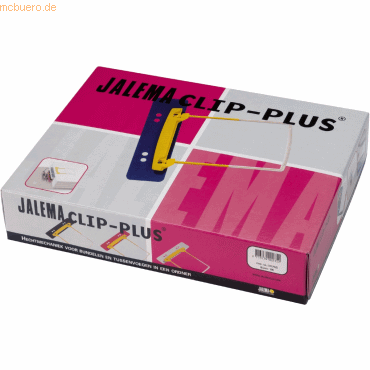 Jalema Abheftmechanik JalemaClip-Plus farbig sortiert VE=100 Stück von Jalema