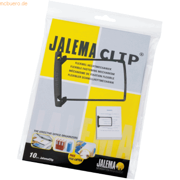 Jalema Abheftmechanik JalemaClip schwarz VE=10 Stück von Jalema