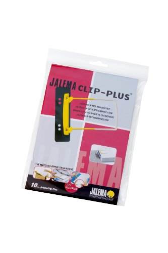 JalemaClip-Plus, Jalema 5712600, Archivbinder für bündelung von Dokumenten mit Aufhängeleiste für Ringbuch, 10er Packung, gelb/weiß JalemaClip-Plus, Jalema 5712600, Archivbinder für bündelung von Dokumenten mit Aufhängeleiste für Ringbuch, 10er Packung, gelb/weiß von Djois