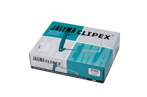 JalemaClipex, Jalema 5720049, petrol, PVC- und Weichmacherfrei Clipheftung für die Langzeitarchivierung, 100er Packung, grün von Jalema