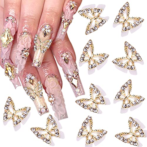 10 Stück Legierung Schmetterling Nagel Charms,3D Metall Schmetterlings Nagel Schmuck Nail Charms Strasssteine Nägel Anhänger Glitzersteine Nail Art Zubehör Nagel Dekoration Nailart Schmuckherstellung 10 Stück Legierung Schmetterling Nagel Charms,3D Metall Schmetterlings Nagel Schmuck Nail Charms Strasssteine Nägel Anhänger Glitzersteine Nail Art Zubehör Nagel Dekoration Nailart Schmuckherstellung von Jaliya