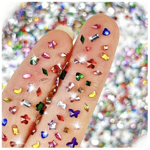3000pcs Bunt Strasssteine Nägel Glitzersteine Gesicht Nail Art Rhinestones 3D Herz Blume Stern Strass Nail Charms Nägel Zubehör Kristalle Diamant Nagel Steine Nailart Edelsteine Nageldesign Nail Gems 3000pcs Bunt Strasssteine Nägel Glitzersteine Gesicht Nail Art Rhinestones 3D Herz Blume Stern Strass Nail Charms Nägel Zubehör Kristalle Diamant Nagel Steine Nailart Edelsteine Nageldesign Nail Gems von Jaliya