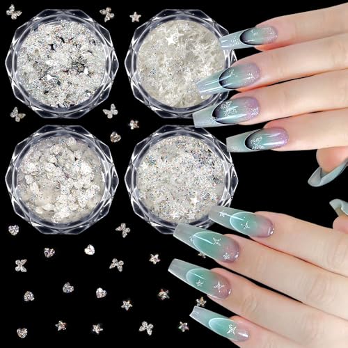 3D Gel Nail Art Glitzer Gesicht Glitzersteine Nail Charms Strasssteine Nägel Zubehör Glitter Nailart Pailetten Glänzende Stern Herz Schmetterling Nagel Charms Holographische Pailletten zum Basteln 3D Gel Nail Art Glitzer Gesicht Glitzersteine Nail Charms Strasssteine Nägel Zubehör Glitter Nailart Pailetten Glänzende Stern Herz Schmetterling Nagel Charms Holographische Pailletten zum Basteln von Jaliya