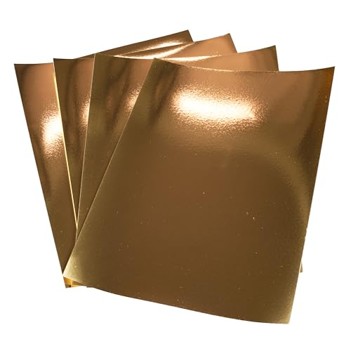 JamJar Print Goldfarbene Spiegelkarte, 25 Blatt, A3, 210 g/m², hergestellt in Großbritannien, metallische reflektierende glänzende Folie JamJar Print Goldfarbene Spiegelkarte, 25 Blatt, A3, 210 g/m², hergestellt in Großbritannien, metallische reflektierende glänzende Folie von JamJar Print