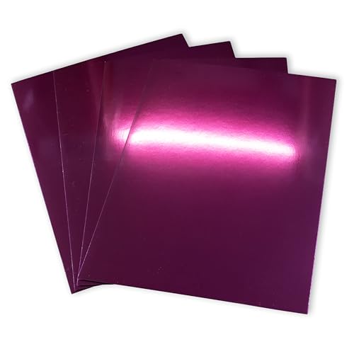 JamJar Print Violetter Spiegelkarton, 20 Blatt, A4, 280 g/m², hergestellt in Großbritannien, metallische reflektierende glänzende Folie JamJar Print Violetter Spiegelkarton, 20 Blatt, A4, 280 g/m², hergestellt in Großbritannien, metallische reflektierende glänzende Folie von JamJar Print