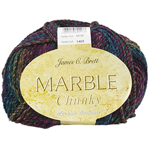 James C Brett Marble Chunky Garn, Mehrfarbig, 17.78 x 20,3 x 12,7 cm von James C Brett