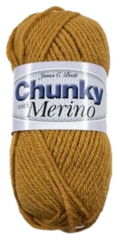 Chunky mit Merinowolle, Senfgarn, 100 g Chunky mit Merinowolle, Senfgarn, 100 g von James C. Brett