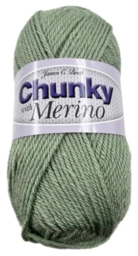 Grobes Garn aus Merinowolle, Grau, 100 g Grobes Garn aus Merinowolle, Grau, 100 g von James C. Brett