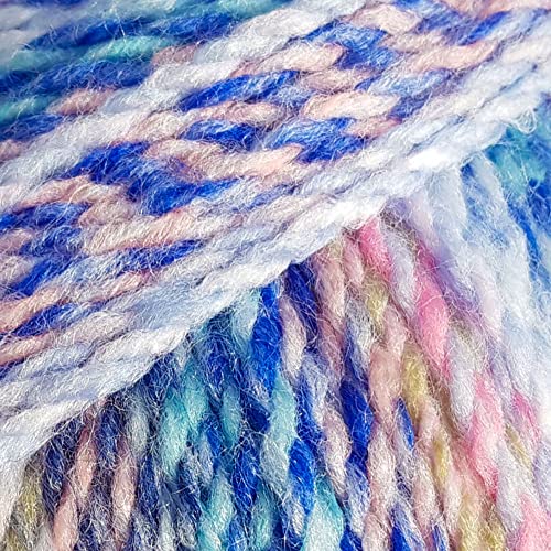 James C Brett James Brett Marble Chunky Strickgarn, 100% weiche Acrylwolle (MC105), mehrfarbig von James C. Brett
