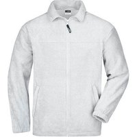 James & Nicholson® Herren Fleecejacke "JN044" weiß Größe 2XL von James & Nicholson®