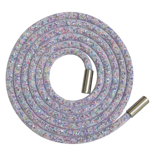 Jamron EIN Stück 6MM Glitzer Strass Seil Eingewickelt in Netz Ersatz Kordelzug für Hoodie Jogginghose SN0707247 Gemischt Jamron EIN Stück 6MM Glitzer Strass Seil Eingewickelt in Netz Ersatz Kordelzug für Hoodie Jogginghose SN0707247 Gemischt von Jamron