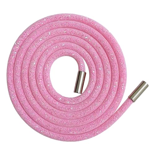 Jamron EIN Stück 6MM Glitzer Strass Seil Eingewickelt in Netz Ersatz Kordelzug für Hoodie Jogginghose SN0707247 Rosa Jamron EIN Stück 6MM Glitzer Strass Seil Eingewickelt in Netz Ersatz Kordelzug für Hoodie Jogginghose SN0707247 Rosa von Jamron