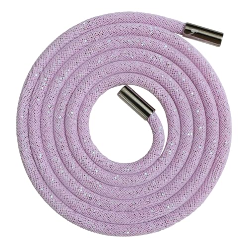 Jamron EIN Stück 6MM Glitzer Strass Seil Eingewickelt in Netz Ersatz Kordelzug für Hoodie Jogginghose SN0707247 Violett Jamron EIN Stück 6MM Glitzer Strass Seil Eingewickelt in Netz Ersatz Kordelzug für Hoodie Jogginghose SN0707247 Violett von Jamron