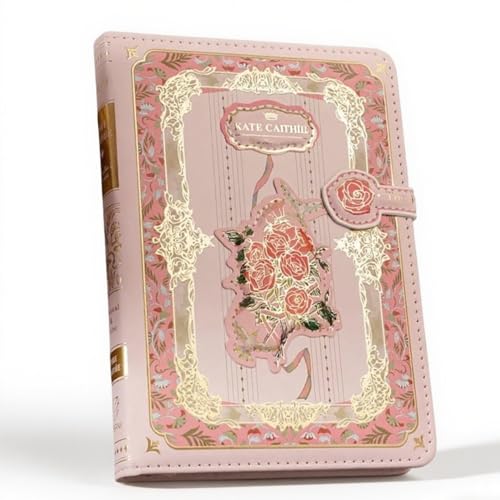 JanYoo Notizbuch A5, Vintage Tagebuch Reisetagebuch Gebunden Schönes 224 Seiten Lined Journal Notebook, Notizheft mit Lesezeichen für Männer, Frauen, Schule, Büro(Blume) von JanYoo