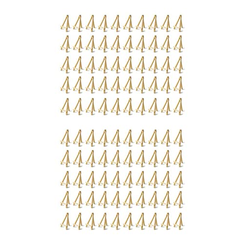 Janasiba 100Pcs Kinder Mini Staffelei Kunst Malerei Karte Stand Display Display Halter Zeichnung 16X9cm von Janasiba