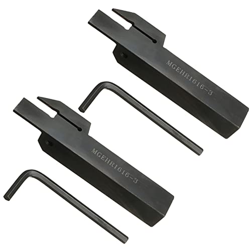 Janasiba 2X MGEHR1616-3 Drehmaschine Stechen Abstechen Werkzeughalter für MGMN300 Insert CNC von Janasiba