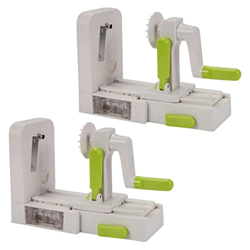 Janasiba 8 Klinge Gemüse Spiralizer Falten Vegetarische Pasta & Spaghetti Kartoffel Gemüse Spirale Slicer von Janasiba