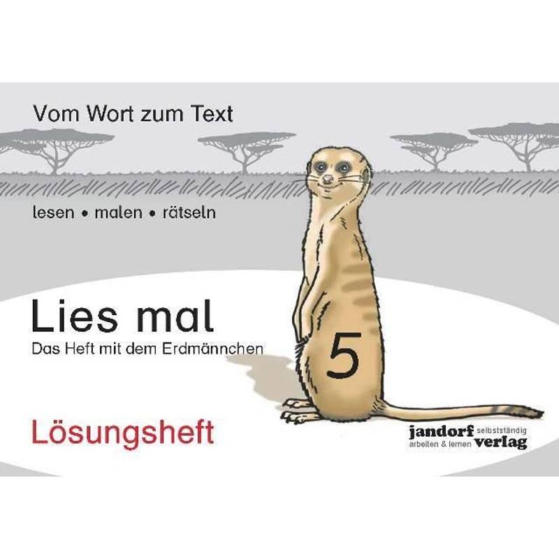 Lies Mal!: H.5 Das Heft Mit Dem Erdmännchen, Lösungsheft - Peter Wachendorf, Jan Debbrecht, Geheftet von Jandorf Verlag