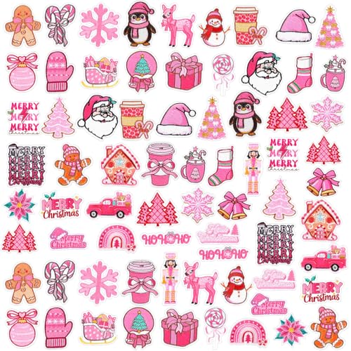 Janinka 72 Stück Weihnachten Bügelbilder Rosa bestickt Aufnähen Applikation Weihnachtsmann Weihnachtsbaum Kranz Schneemann Elch Rentier Zuckerstange Reparatur Patch für Kleidung Hut Tasche DIY Janinka 72 Stück Weihnachten Bügelbilder Rosa bestickt Aufnähen Applikation Weihnachtsmann Weihnachtsbaum Kranz Schneemann Elch Rentier Zuckerstange Reparatur Patch für Kleidung Hut Tasche DIY von Janinka