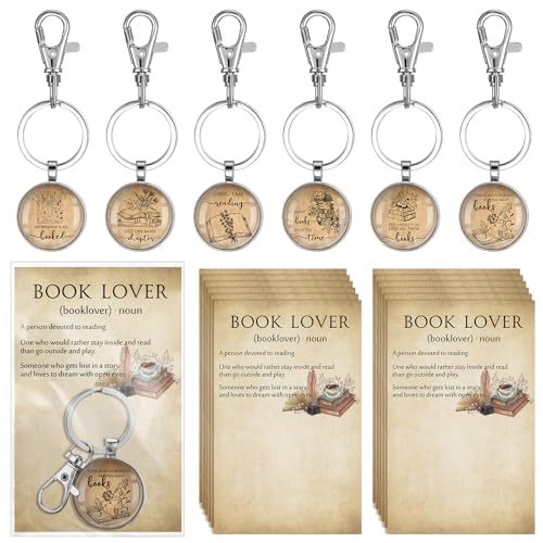 Janinka Buchwurm-Schlüsselanhänger für Frauen, Buchwurm, Schlüsselanhänger mit Kartenbuch, Liebhaber, Geschenke, Bücherwurm, Geschenk, Lesen, Partygeschenke für Studenten, Klassenzimmer, Belohnungen Janinka Buchwurm-Schlüsselanhänger für Frauen, Buchwurm, Schlüsselanhänger mit Kartenbuch, Liebhaber, Geschenke, Bücherwurm, Geschenk, Lesen, Partygeschenke für Studenten, Klassenzimmer, Belohnungen von Janinka