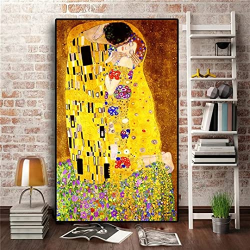 Diamant Painting Bilder Gustav Klimt Kuss Diamond Painting Set Full Groß,5D Diamond Painting Bilder,Diamond Painting Kinder,DIY Malen Nach Zahlen Diamant Malerei,Daiments Painting,Wall Decor 70x140cm Diamant Painting Bilder Gustav Klimt Kuss Diamond Painting Set Full Groß,5D Diamond Painting Bilder,Diamond Painting Kinder,DIY Malen Nach Zahlen Diamant Malerei,Daiments Painting,Wall Decor 70x140cm von Janktie