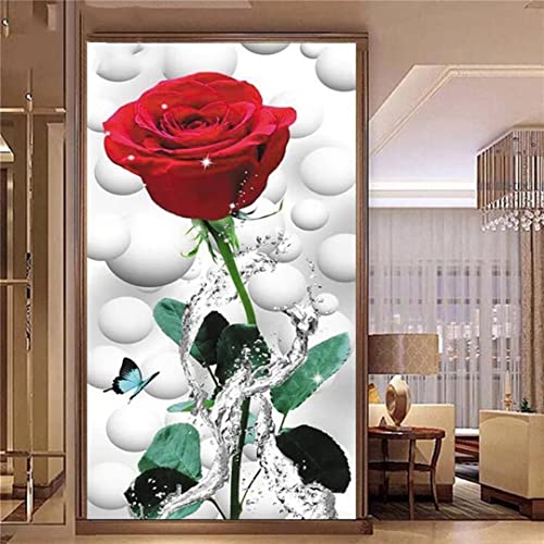 Diamant Painting Bilder Rote Rosen Blume Diamond Painting Set Full Groß,5D Diamond Painting Bilder,Diamond Painting Kinder,DIY Malen Nach Zahlen Diamant Malerei,Daiments Painting,Wall Decor (40x80cm) Diamant Painting Bilder Rote Rosen Blume Diamond Painting Set Full Groß,5D Diamond Painting Bilder,Diamond Painting Kinder,DIY Malen Nach Zahlen Diamant Malerei,Daiments Painting,Wall Decor (40x80cm) von Janktie
