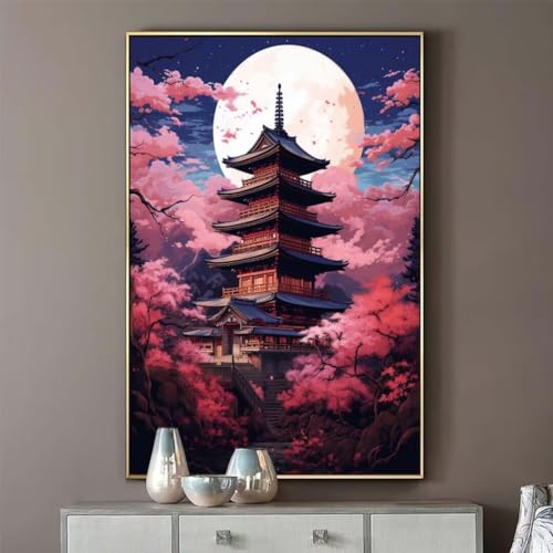 Diamond Painting Kyoto-Szenerie 45x60 cm,Diamant Painting Bilder,Malen Nach Zahlen Erwachsene Kinder,DIY Diamond Art Painting Kits,Full Diamanten Painting Malerei Stickerei Set,Home Wand Dekor R212 Diamond Painting Kyoto-Szenerie 45x60 cm,Diamant Painting Bilder,Malen Nach Zahlen Erwachsene Kinder,DIY Diamond Art Painting Kits,Full Diamanten Painting Malerei Stickerei Set,Home Wand Dekor R212 von Janktie