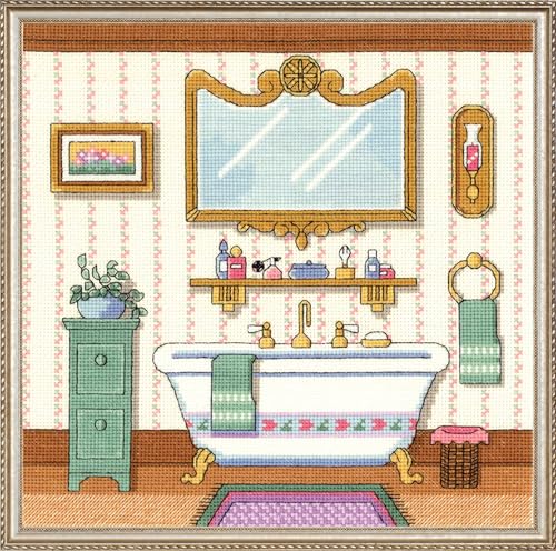 Janlynn Baumwolle Viktorianischer Bad Set 25,4 cm x 25,4 cm (14 Count Janlynn Baumwolle Viktorianischer Bad Set 25,4 cm x 25,4 cm (14 Count von Janlynn