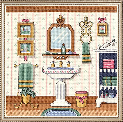 Janlynn Baumwolle Viktorianischer Spüle Kreuzstich-Set 25,4 cm x 25,4 cm (14 Count Janlynn Baumwolle Viktorianischer Spüle Kreuzstich-Set 25,4 cm x 25,4 cm (14 Count von Janlynn