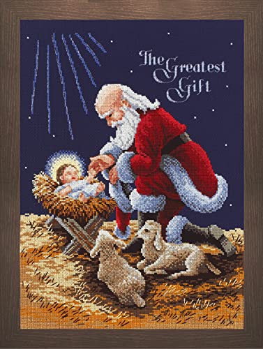 Janlynn Kreuzstich-Set, Motiv: Weihnachtsmann, Marineblau Janlynn Kreuzstich-Set, Motiv: Weihnachtsmann, Marineblau von Janlynn