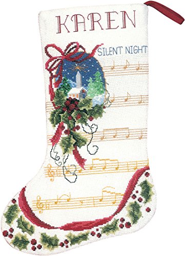 Janlynn Kreuzstich-Set Silent Night, Baumwolle, Mehrfarbig, 26 x 38 x 0.1 cm Janlynn Kreuzstich-Set Silent Night, Baumwolle, Mehrfarbig, 26 x 38 x 0.1 cm von Janlynn