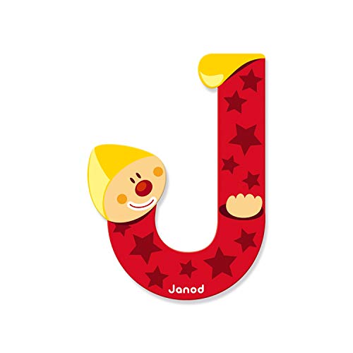 Janod 4504551 - Buchstaben Clown J von Janod