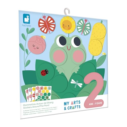 Janod - 72 Grosse Runde Sticker für kleine Hände - Ab 2 Jahren - 4 Tafeln zum Ausfüllen - Runde Sticker - Kit Kreative Freizeitaktivitäten Kind - Lernen für Feinmotorik und Konzentration - J09159 Janod - 72 Grosse Runde Sticker für kleine Hände - Ab 2 Jahren - 4 Tafeln zum Ausfüllen - Runde Sticker - Kit Kreative Freizeitaktivitäten Kind - Lernen für Feinmotorik und Konzentration - J09159 von Janod