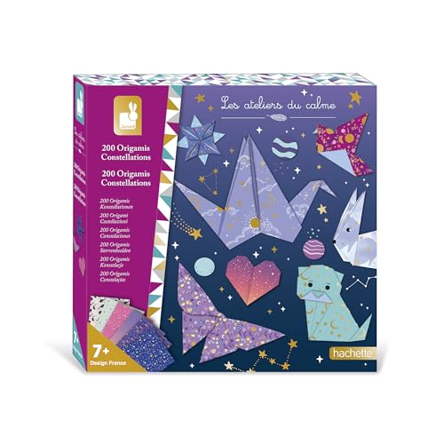 Janod - Origami Kit für Kinder - 200 Blatt Papier mit visuellen Effekten und 15 Modellen - DIY - Les Ateliers Du Calme - Kreatives Freizeitset für Kinder - Konzentration und Kreativität - Ab 7 Jahre Janod - Origami Kit für Kinder - 200 Blatt Papier mit visuellen Effekten und 15 Modellen - DIY - Les Ateliers Du Calme - Kreatives Freizeitset für Kinder - Konzentration und Kreativität - Ab 7 Jahre von Janod