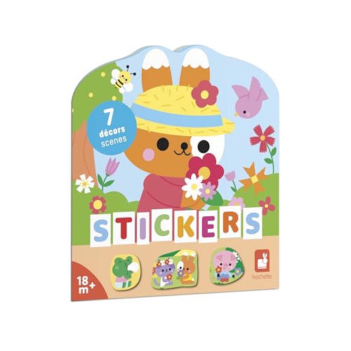 Janod - Stickerheft Ab 18 Monate - Thema Land - 12 Seiten zum Dekorieren - Kreatives Gestalten - Kind - Lernen Feinmotorik & Konzentration Janod - Stickerheft Ab 18 Monate - Thema Land - 12 Seiten zum Dekorieren - Kreatives Gestalten - Kind - Lernen Feinmotorik & Konzentration von Janod
