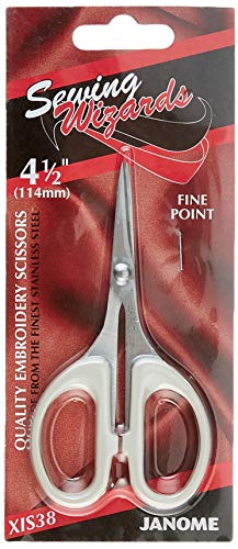 Janome 11,4 fein Point Stickerei Nähen Wizards Schere, Metall, Violett, 9 x 12 x 16 cm Janome 11,4 fein Point Stickerei Nähen Wizards Schere, Metall, Violett, 9 x 12 x 16 cm von Janome