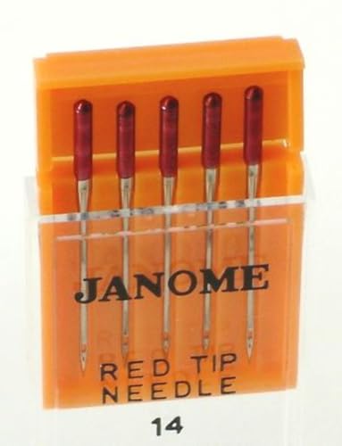 Janome Red Tip 5 Nadeln Größe 14 von Janome