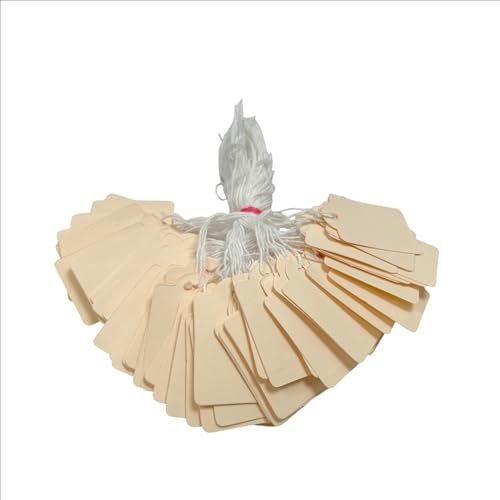 4800 große, elfenbeinfarbene Preisschilder, 36 x 53 mm 4800 große, elfenbeinfarbene Preisschilder, 36 x 53 mm von Janrax