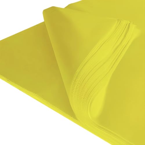 Gelbes Seidenpapier, 500 x 750 mm, 480 Blatt pro Ries Gelbes Seidenpapier, 500 x 750 mm, 480 Blatt pro Ries von Janrax
